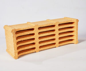 ODM refractory bricks with customized shapes are produced in China.