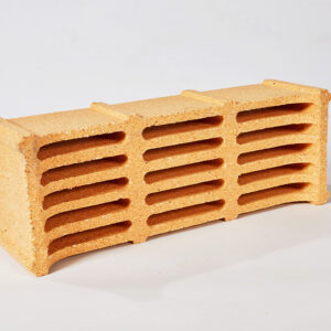 ODM refractory bricks with customized shapes are produced in China.